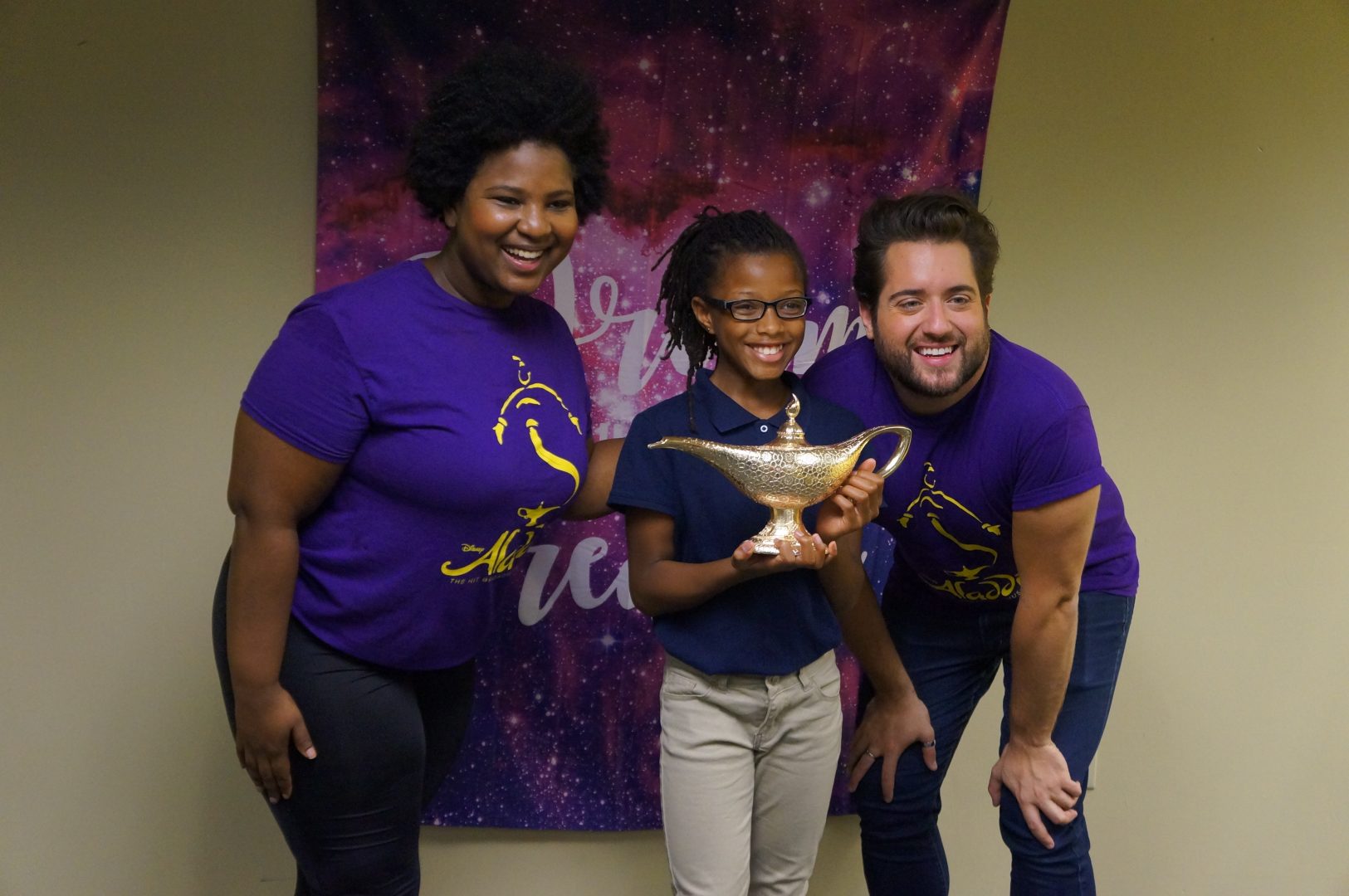 See UP Students on Kidsburgh with Aladdin Cast