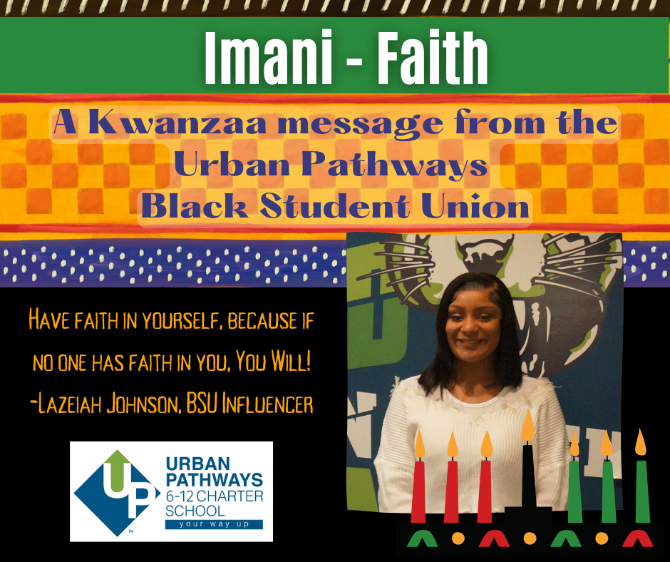 A message from the UPCS BSU for the 7th day of Kwanzaa