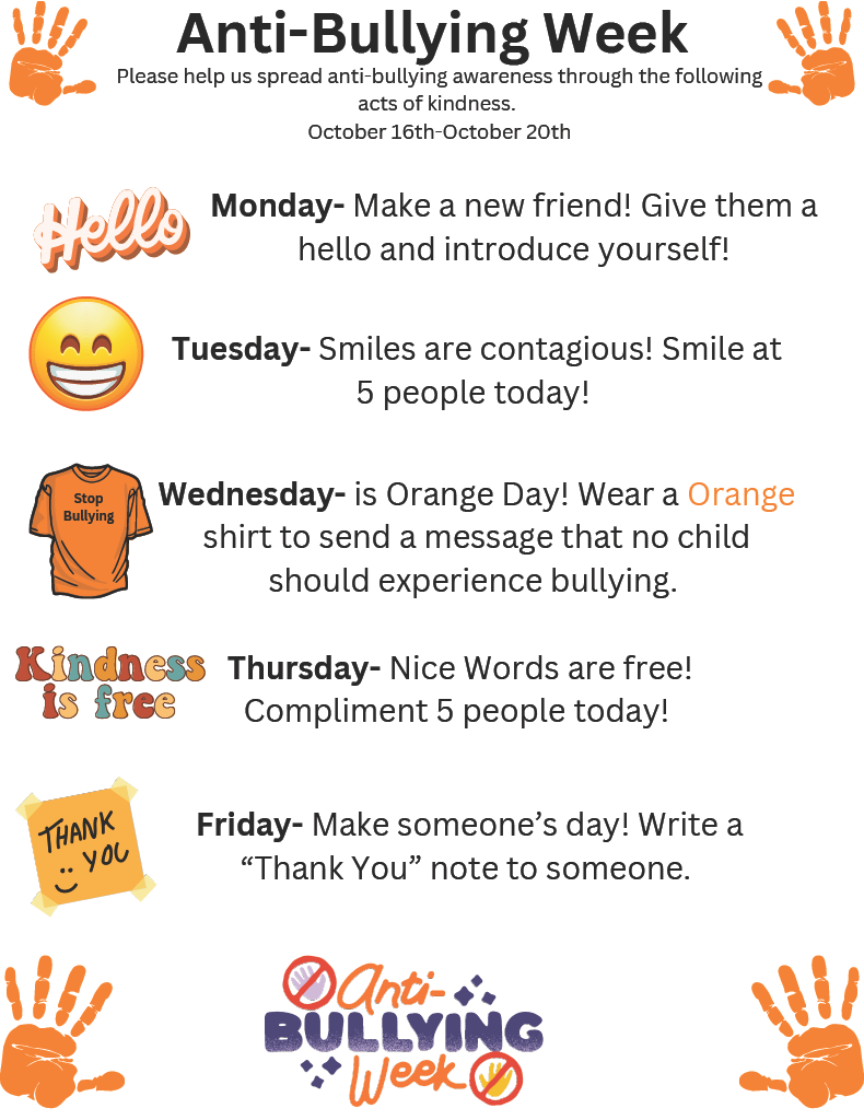 Anti Bullying Week 2023 - Awareness Days Events Calendar 2023