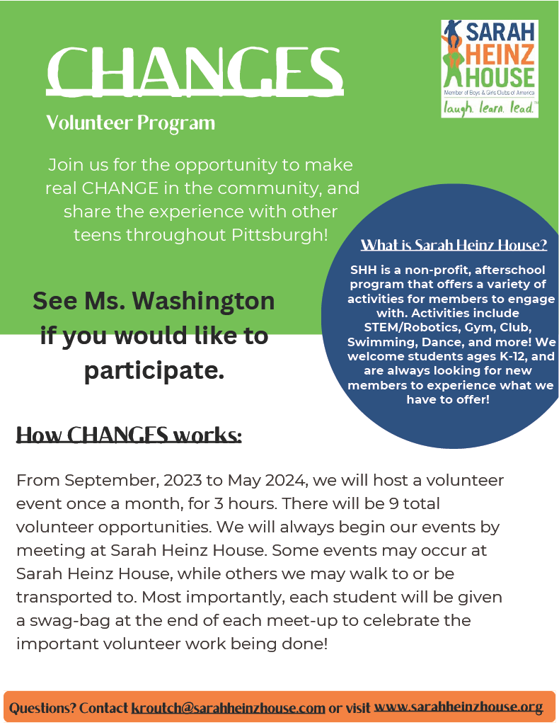 CHANGES Volunteer Program