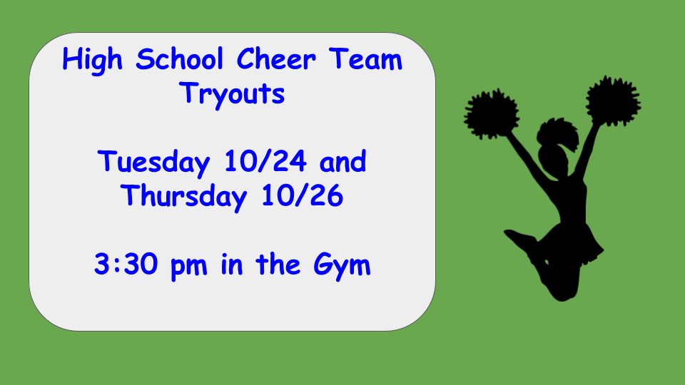 High School Cheer Team Tryouts